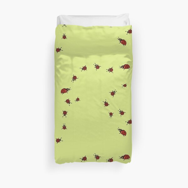 Little Red Bug Duvet Cover