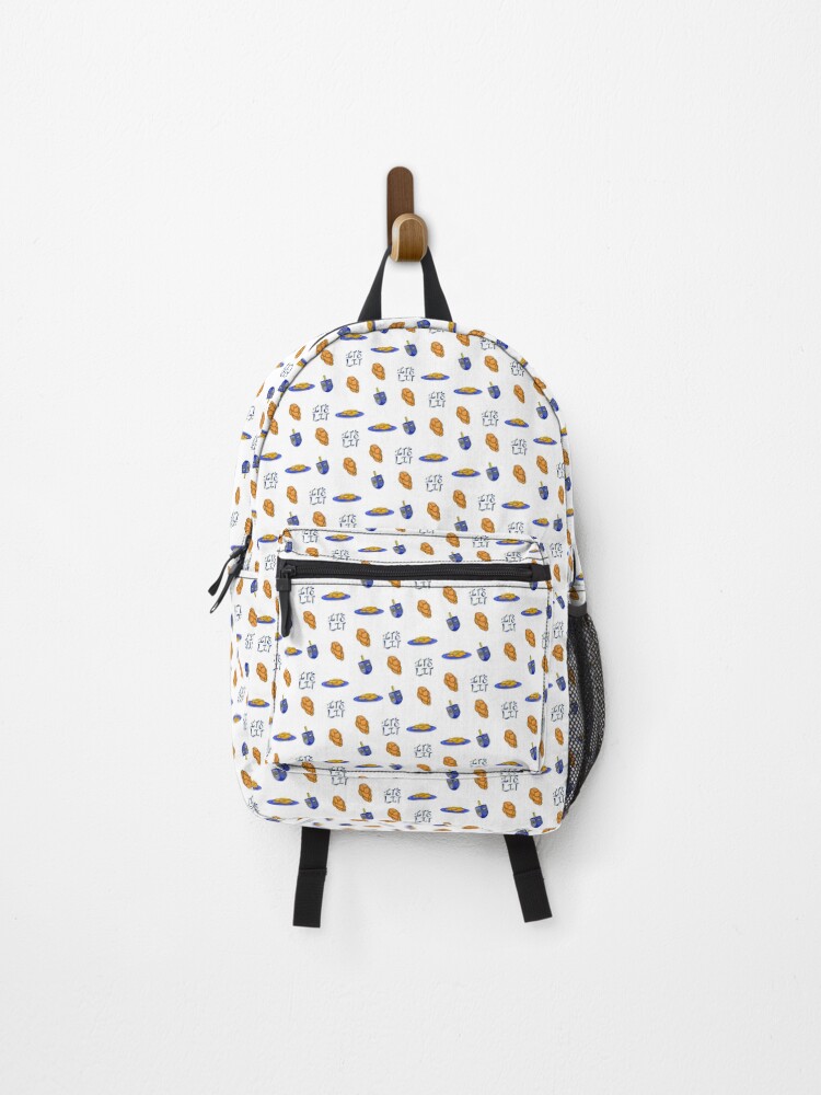 Thumbnail 1 of 3, Backpack, Hanukkah Pattern designed and sold by RachWillz.