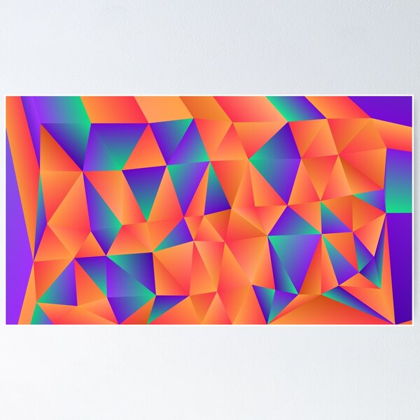 Item preview,  Geometric Design - Orange and Blue designed and sold by Obitez.