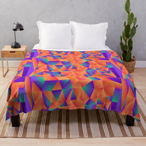 Item preview, Geometric Design - Orange and Blue designed and sold by Obitez.