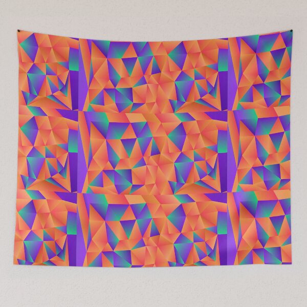 Item preview,  Geometric Design - Orange and Blue designed and sold by Obitez.