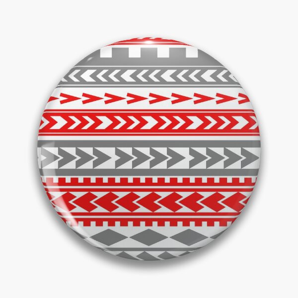 Item preview, gray and red patterns designed and sold by ARTSHACKPRINTS.