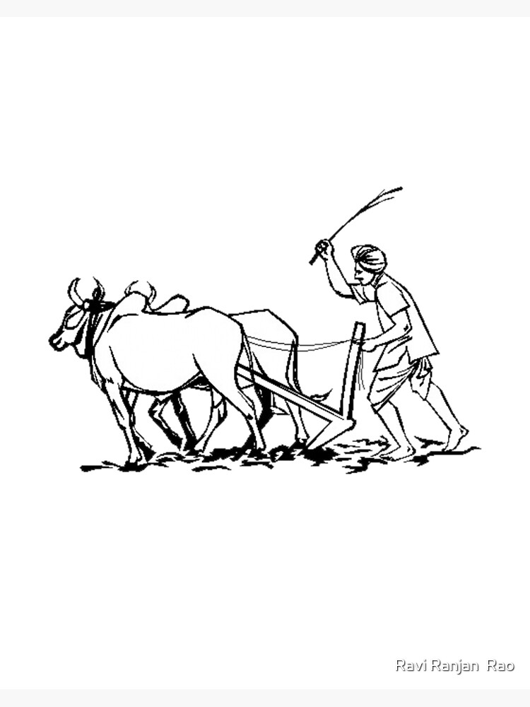 how to draw Indian farmer drawing easy step by stepDrawingTalent  YouTube