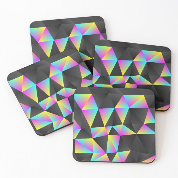 Item preview,  Geometric Design - Black and Rainbow designed and sold by Obitez.