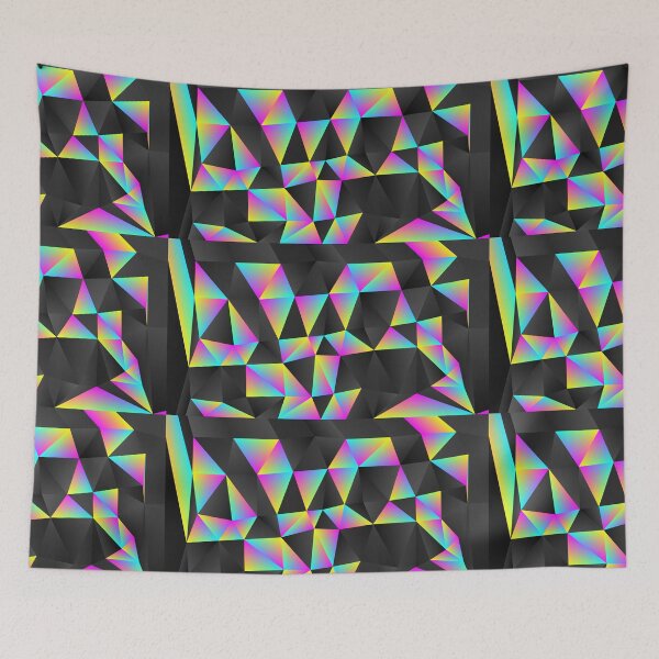 Item preview,  Geometric Design - Black and Rainbow designed and sold by Obitez.
