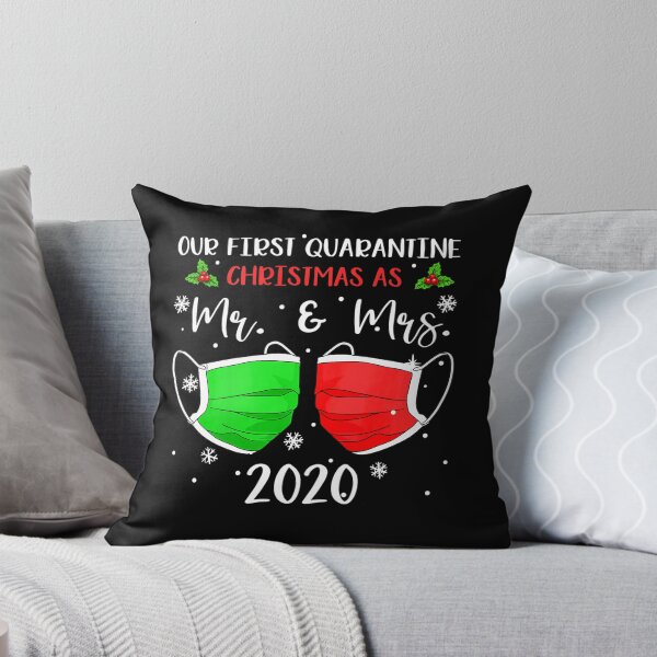 Item preview, Our First Quarantine Christmas As Mr Mrs 2020 Mask Couple designed and sold by Alex Cuttell.
