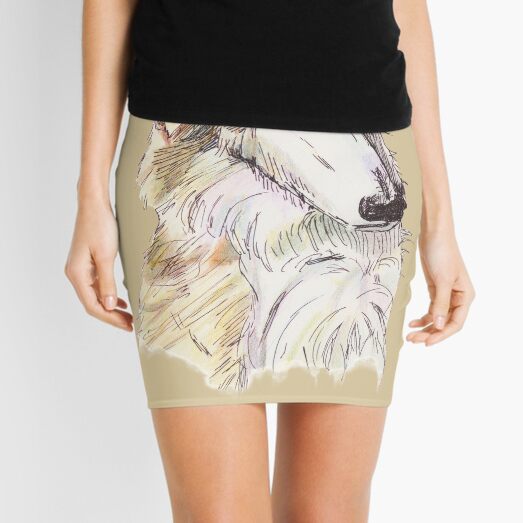 Borzoi Mini Skirt