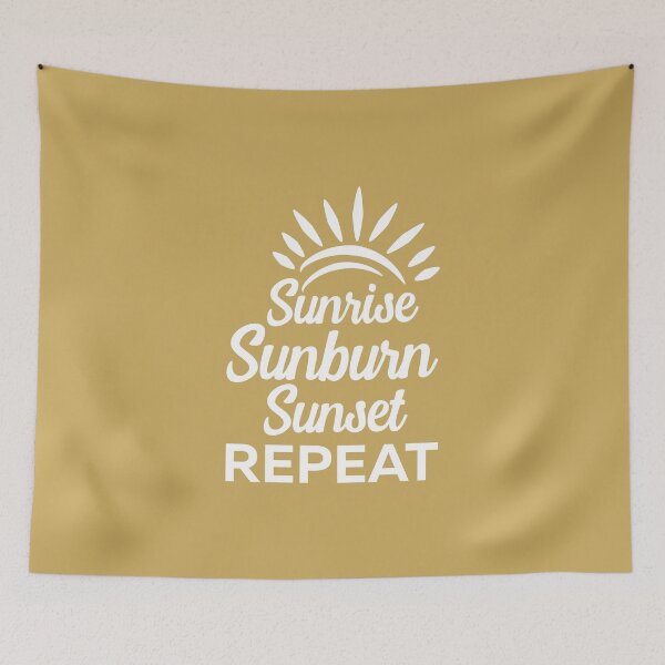 Item preview, Sunrise Sunburn Sunset Repeat designed and sold by YAnna9.
