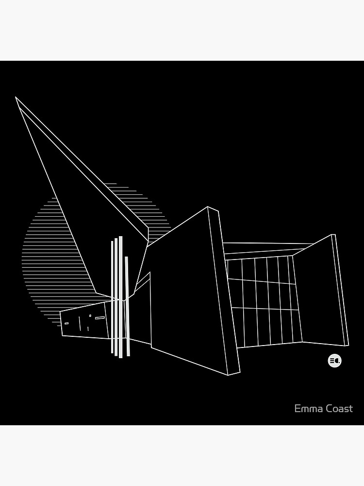 Tadao Ando, 10x10 House Graphic Line Drawing Canvas Print for Sale by  Emma Coast