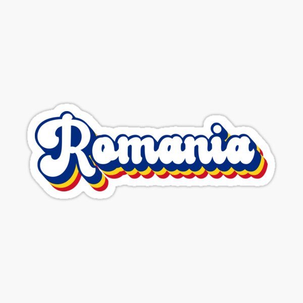 Item preview, Vintage Romania in Primary Tricolor designed and sold by DanielaRODesign.