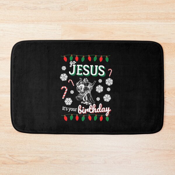 Item preview, Go Jesus It's Your Birthday Funny Men Women Dancing Ugly Christmas Xmas  designed and sold by WichitaClothing.