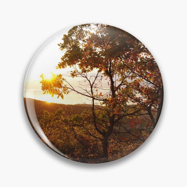 Item preview, sunset through oaks in fall designed and sold by distracted.