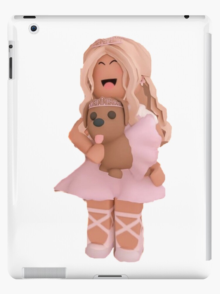 Roblox Girl With Her Puppy Ipad Case Skin By Katystore Redbubble - roblox on ipad mini