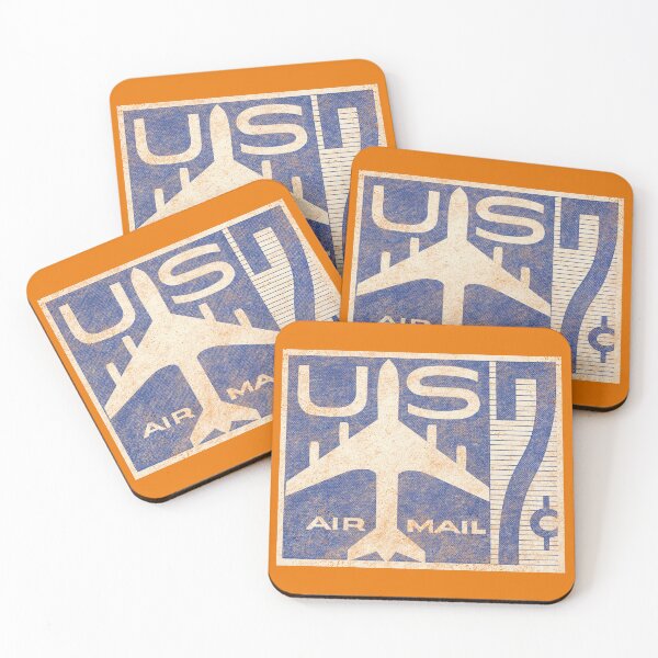 Item preview, US AIR MAIL - stamp designed and sold by CreativeGiant.