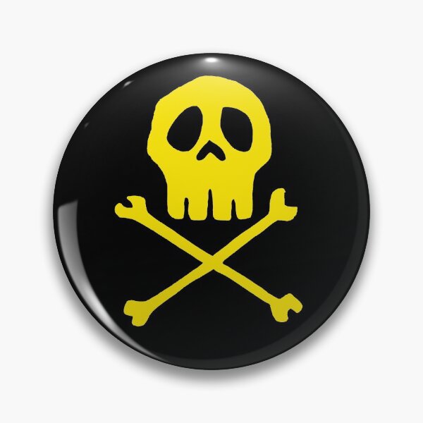Item preview, Harlock Jolly Roger Yellow designed and sold by Getonboardman.