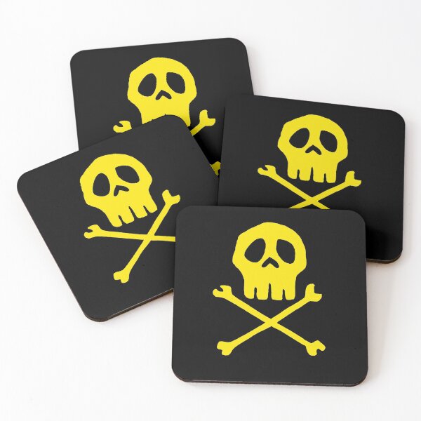 Item preview, Harlock Jolly Roger Yellow designed and sold by Getonboardman.
