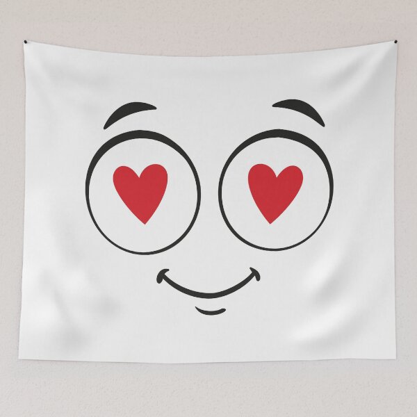 Item preview, Smiley love Face designed and sold by SSK Designs.