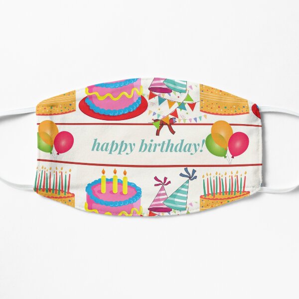 Masques En Tissu Sur Le Theme Bon Anniversaire Maman Redbubble