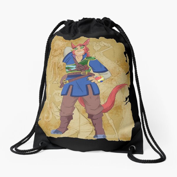Captain Atticus Title Drawstring Bag