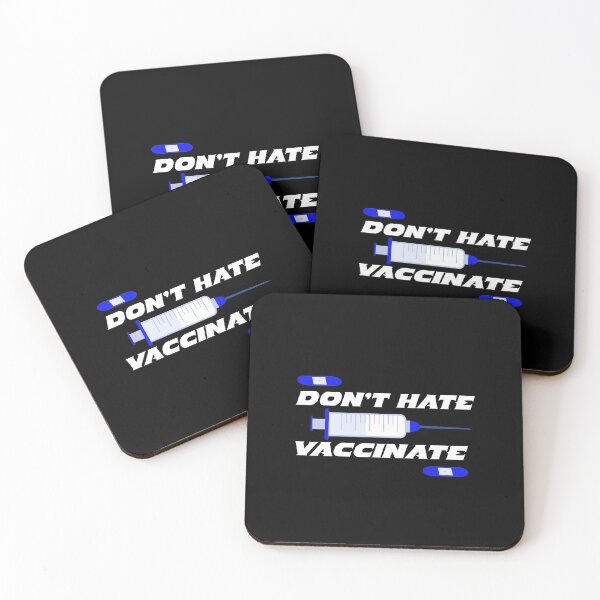 Item preview, dont hate vaccinate designed and sold by buzz1days.