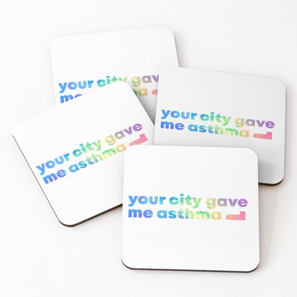 Item preview, Your city gave me asthma colorful abstract designed and sold by LuraLynda.