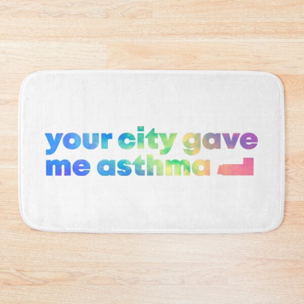 Item preview, Your city gave me asthma colorful abstract designed and sold by LuraLynda.
