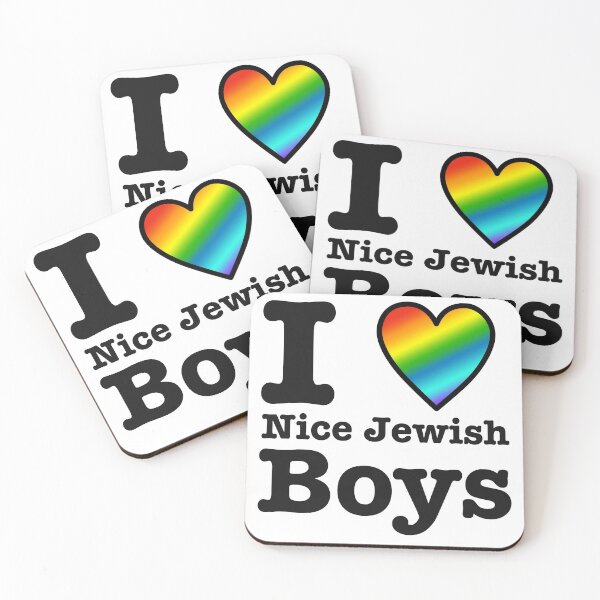 Item preview, I ❤️ Nice Jewish Boys designed and sold by aribluestein.