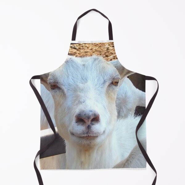Item preview, My smiling white goat designed and sold by Stephanie  Skeem.