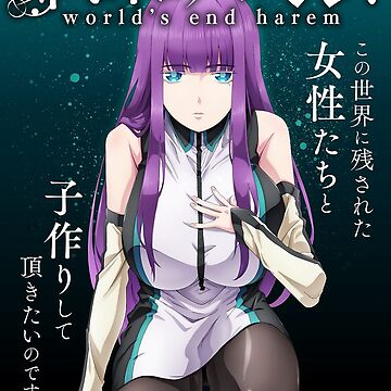 anime world end harem cartoon Canvas Art Poster and Wall Art