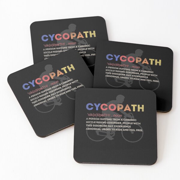 Item preview, Cycopath Definition Funny Bike Rider Bicycle Cyclist Cycling Humor designed and sold by WichitaClothing.