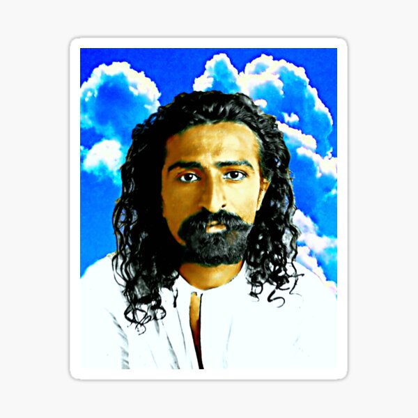 “Meher Baba Portrait” Sticker for Sale by FridaArtGallery | Redbubble