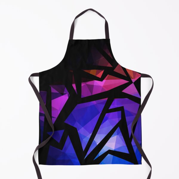 Item preview, Abstract print of triangles polygon print. Bright dark design colors designed and sold by fuzzyfox.