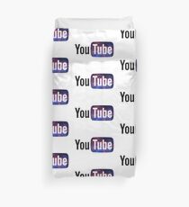 Cosmic YouTube Logo Duvet Cover