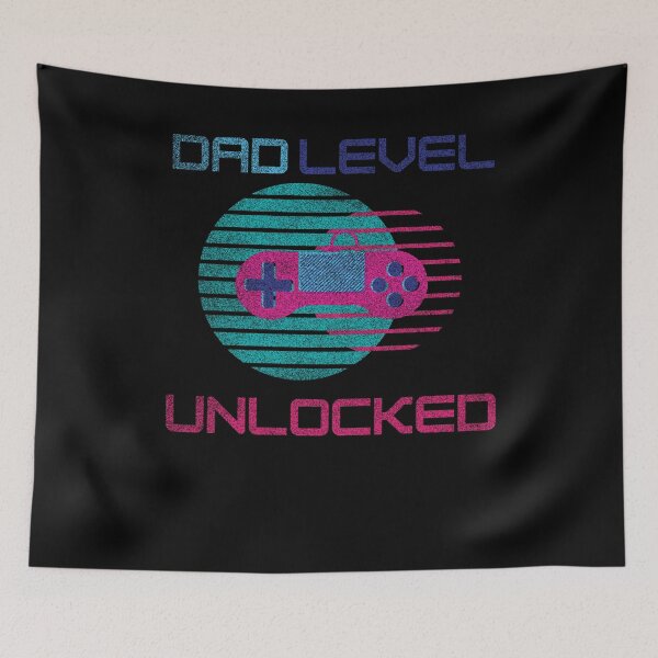 Item preview, Mens Pregnancy Announcement Dad Level Unlocked Soon To Be Father Gamer designed and sold by WichitaClothing.