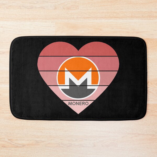 Item preview, Love Monero XMR Crypto Light Pink Heart Sunset  designed and sold by Bitcoin-Fashion.