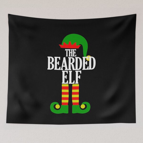Item preview, Bearded Elf Matching Family Group Christmas Party Pajama Top designed and sold by WordsmithNerd.