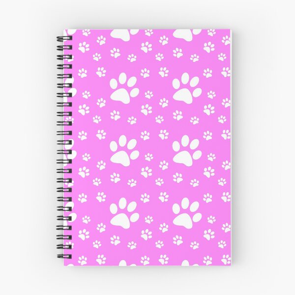 Item preview, Pink and white dog footprints designed and sold by rubenarocho.