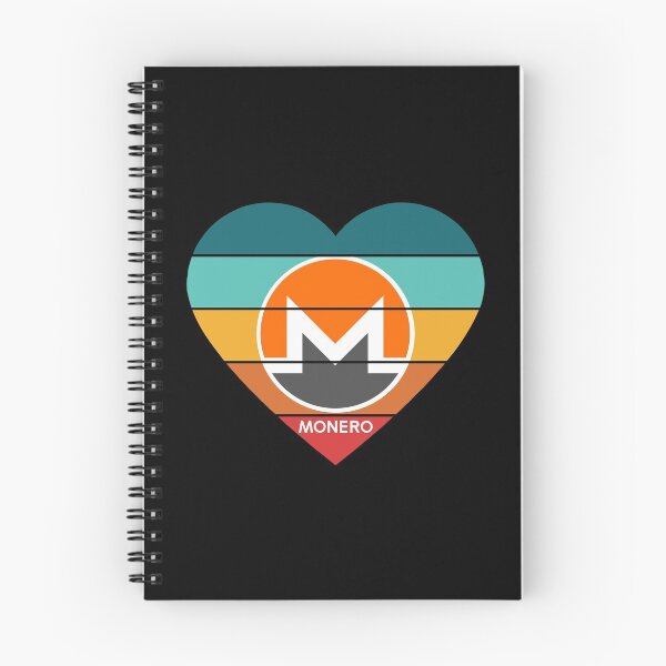 Item preview, Love Monero XMR Crypto Bright Colors Heart designed and sold by Bitcoin-Fashion.