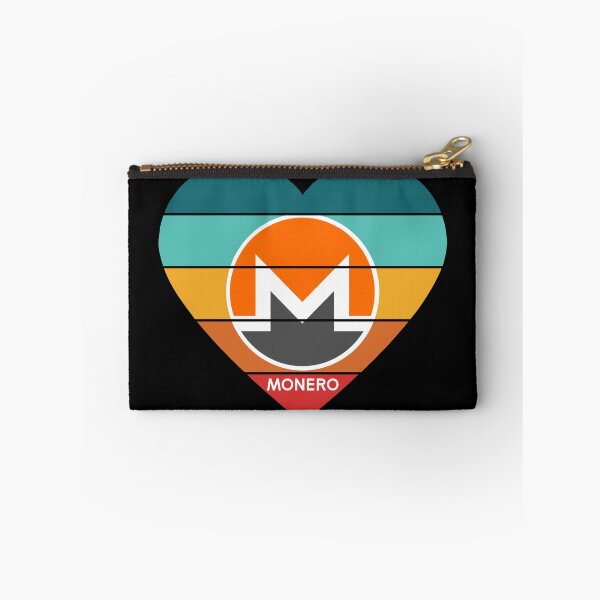 Item preview, Love Monero XMR Crypto Bright Colors Heart designed and sold by Bitcoin-Fashion.