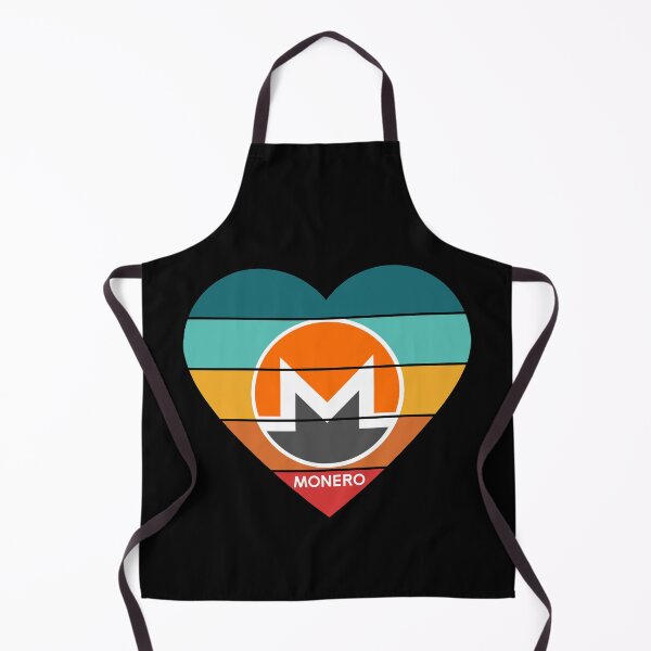 Item preview, Love Monero XMR Crypto Bright Colors Heart designed and sold by Bitcoin-Fashion.