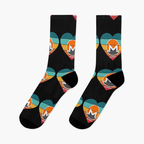 Item preview, Love Monero XMR Crypto Bright Colors Heart designed and sold by Bitcoin-Fashion.