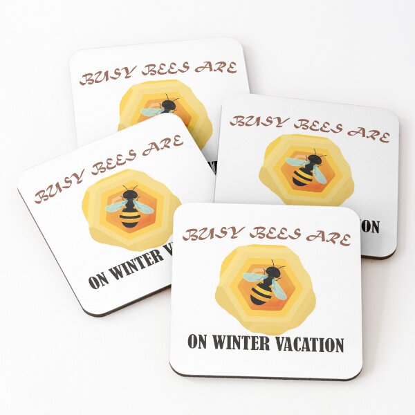 Item preview, BUSY BEES ARE ON WINTER VACATION designed and sold by CuddlyTikee.