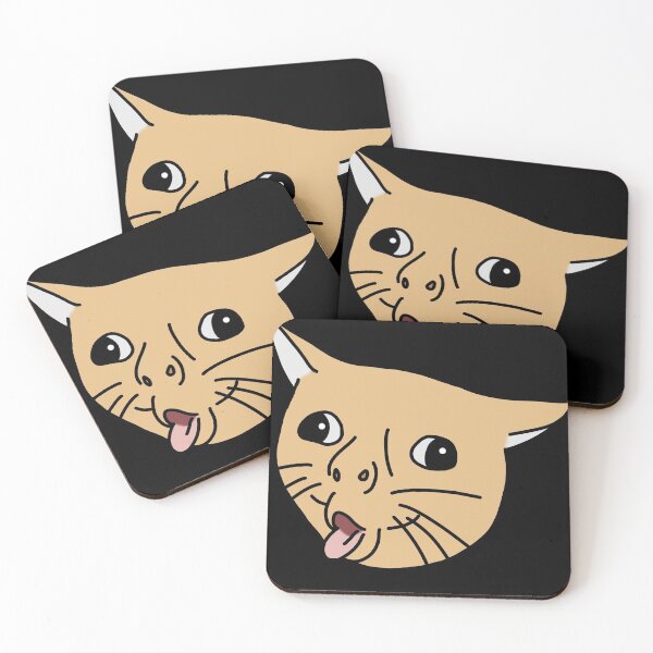 Item preview, Coughing Cat Meme Design designed and sold by jerobyl.