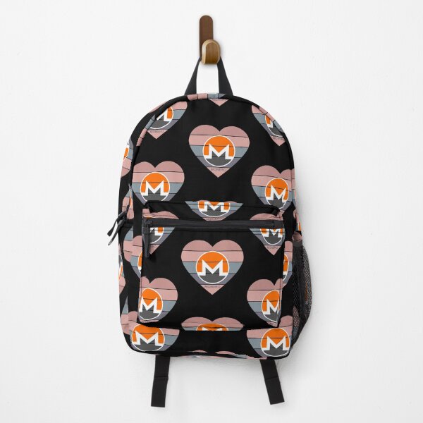Item preview, Love Monero XMR Cryptocurrency Heart designed and sold by Bitcoin-Fashion.