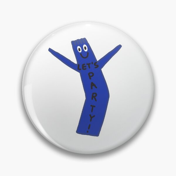 Item preview, CAR INFLATABLE MAN - LET’S PARTY! (BLUE) designed and sold by beccaamac.