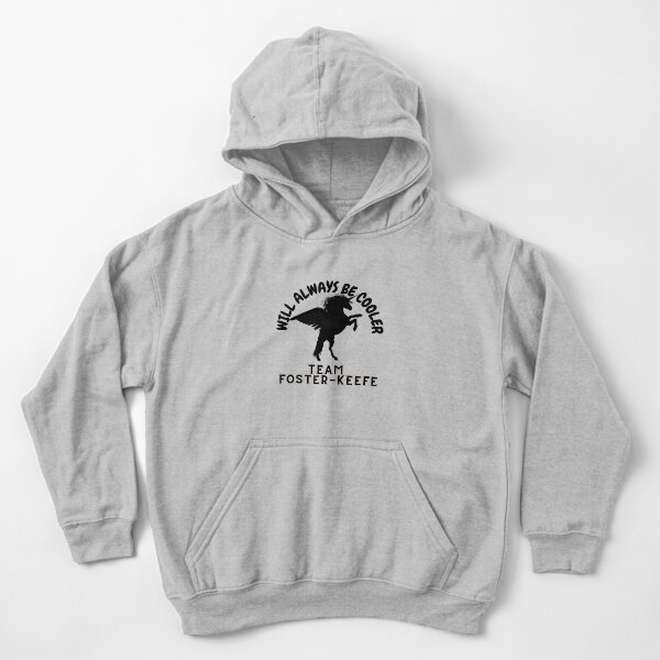 keeper of the lost cities kids - team foster keefe Kids Pullover Hoodie