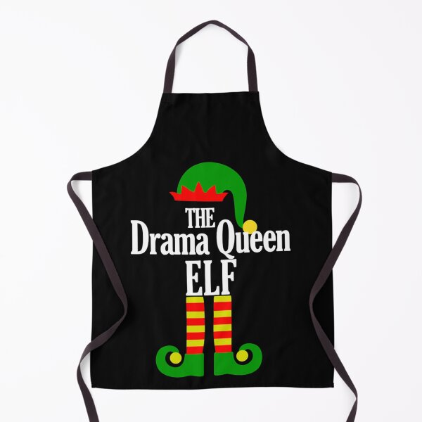 Item preview, Drama Queen Elf Matching Family Group Christmas Party Pajama Top designed and sold by WordsmithNerd.