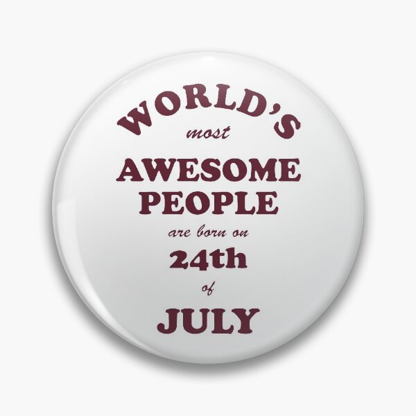 Item preview, Awesome People are born on 24th of July designed and sold by beloknet.