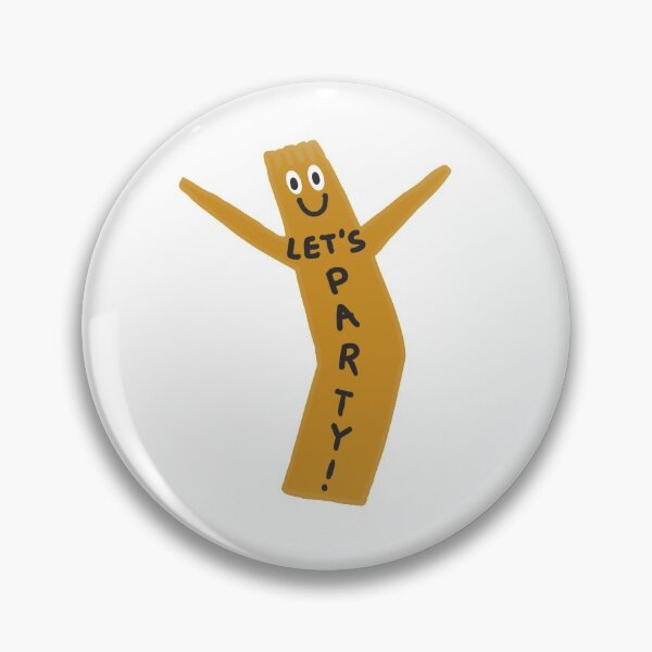 Item preview, CAR INFLATABLE MAN - LET’S PARTY! (YELLOW) designed and sold by beccaamac.