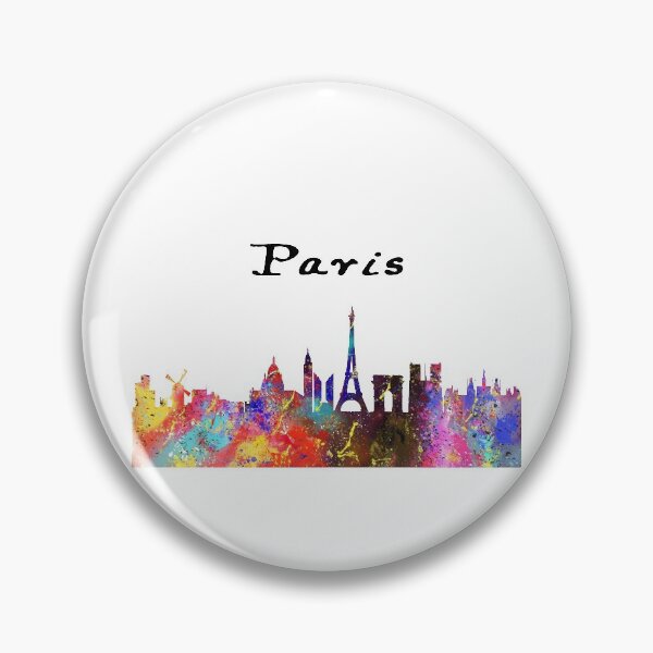 Item preview, Paris Water Colour Vector Quote Art Design Inspira designed and sold by vividpixelusa.